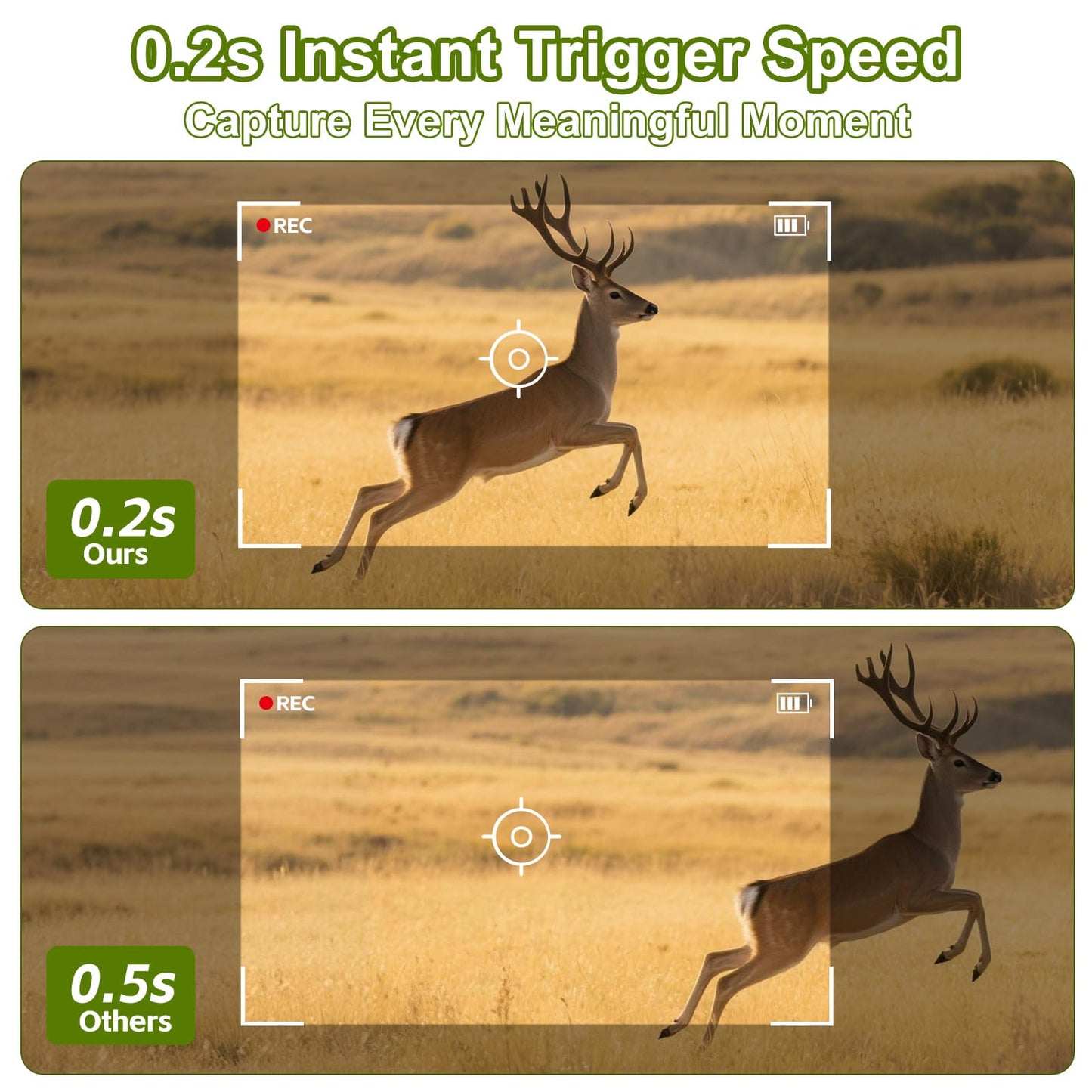 QUTHZZHY 4G LTE Solar Cellular Trail Camera,365 Days Free Unlimited Data,No WiFi Needed Trail Cam, 0.2S Speed Motion Activated Game Camera,Deer Camera 360°View IP65,Tuya Smart Camera,64GB Storage