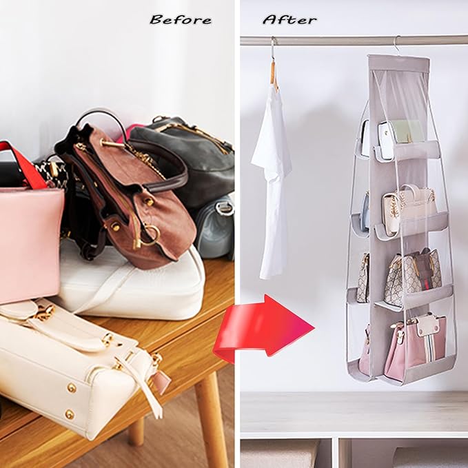 AARAINBOW 1 Pack Hanging Handbag Purse Organizer, Bags Organizor