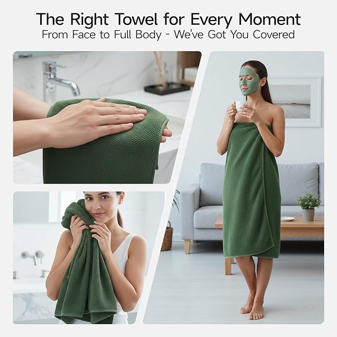 REDKISS Premium Towel Set of 8
