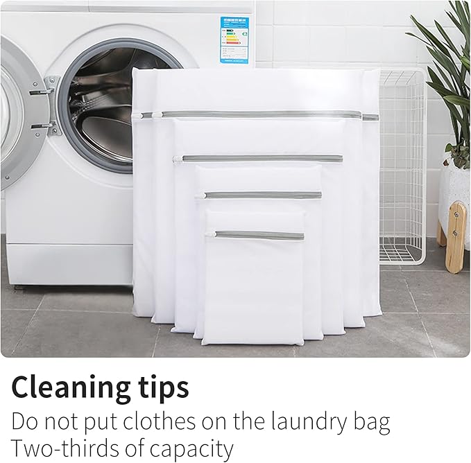 3 Pack XXL Mesh Laundry Bags by MDSXO- Large Jumbo Durable Delicates Bag