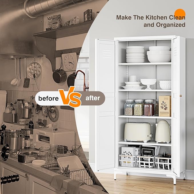 Yizosh Metal Storage Cabinet