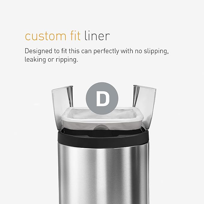 simplehuman Code D Custom Fit Drawstring Trash Bags in Dispenser Packs