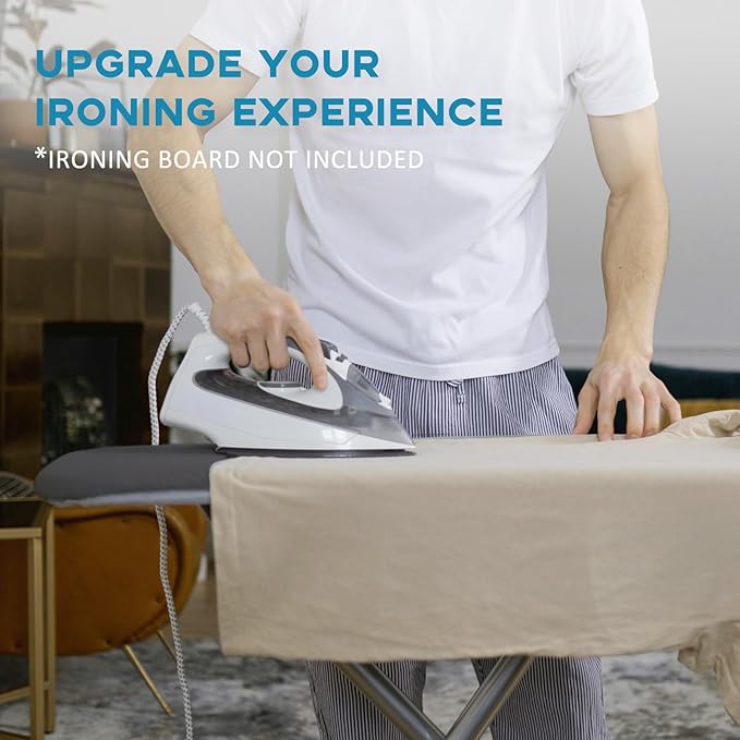 43x13 Small Ironing Board Cover and Pad, Iron Board Replacement Cover, Thick