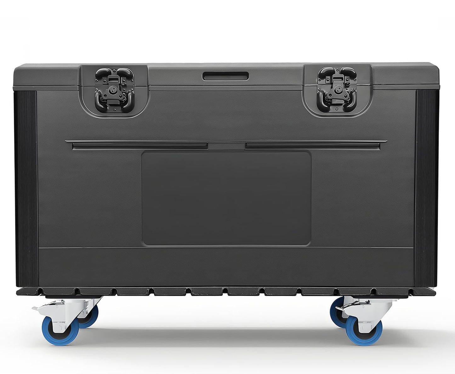 Diandian Cable Trunk Road Case with Wheels and Divider, 44" x 22" x 24" Stackable Heavy Duty ATA Rolling Utility Road Case, for Pro Audio & DJ Equipment Storage, Transport for Touring with Casters