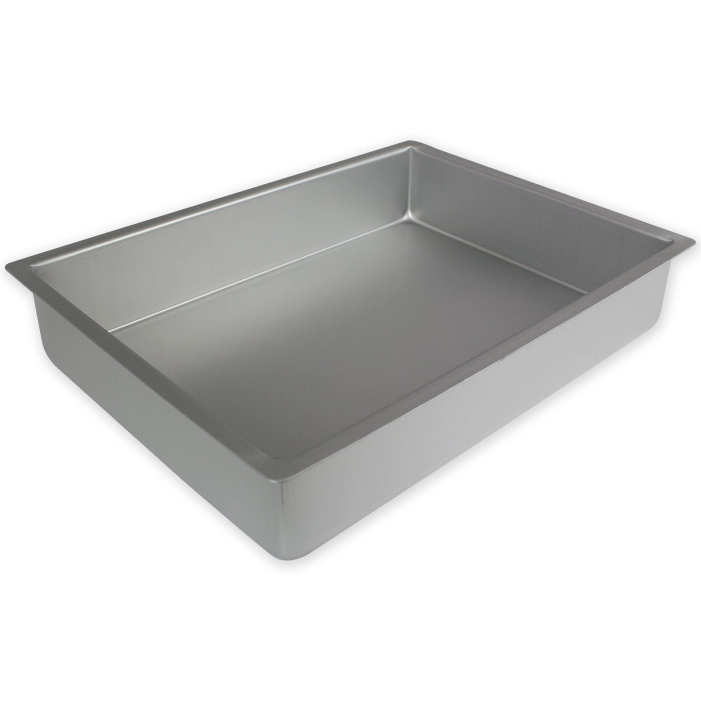PME OBL09132 Carbon Steel Non-Stick 6 Large Cup Muffin Pan 9 x 13-inch, Aluminium, Silver
