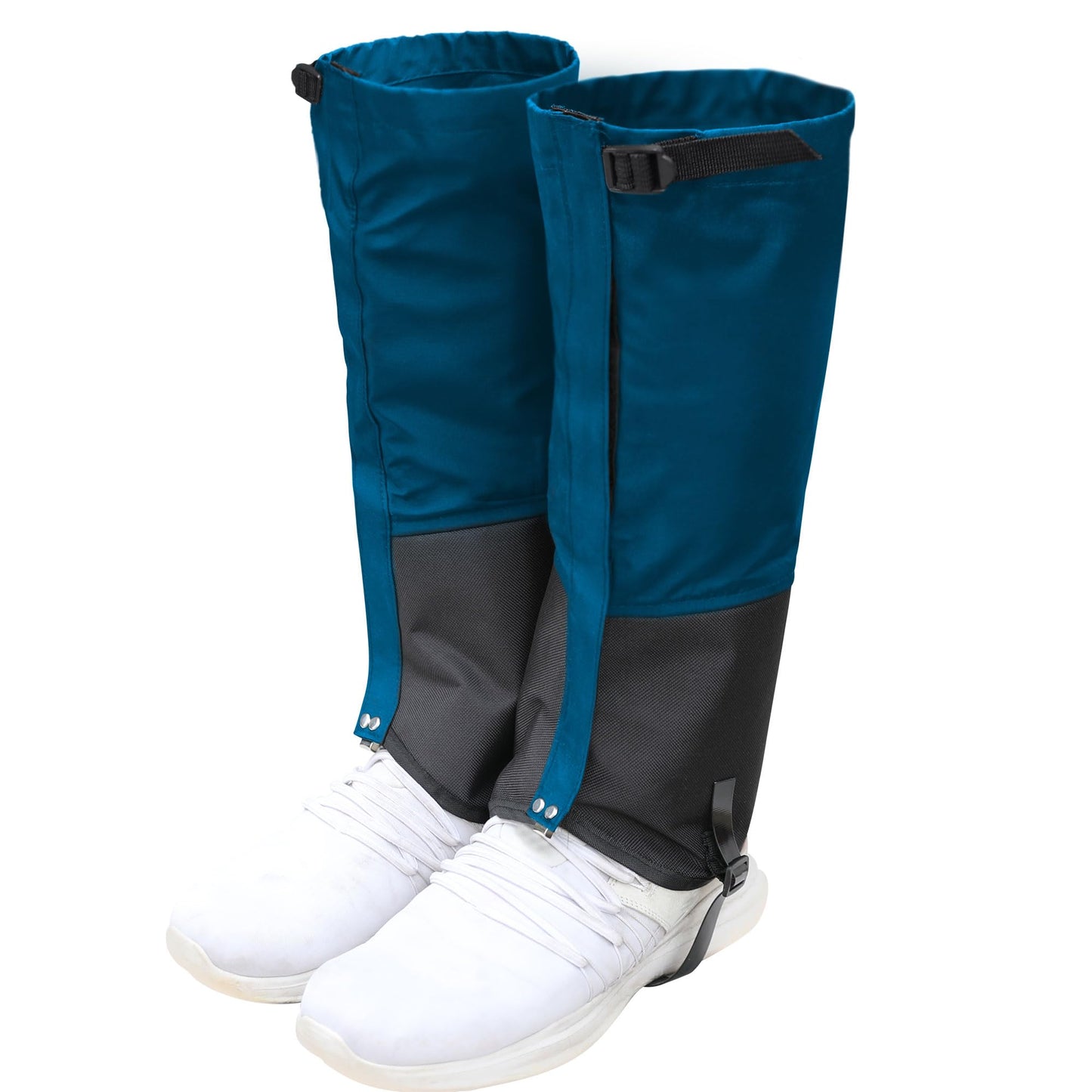 Tlswshsy Trimmer Brush Leg Gaiters-Waterproof Leg Guards for Trimming-Adjustable Lawn Care Leg Protection for Men and Women (Blue)