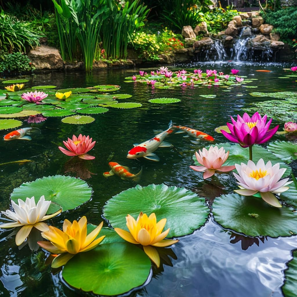 50 Mixed Bowl Lotus Seeds, Bonsai Lotus Seeds for Planting (Nelumbo), Aquatic Flowering Plant for Ponds, Water Gardens & Indoor Containers