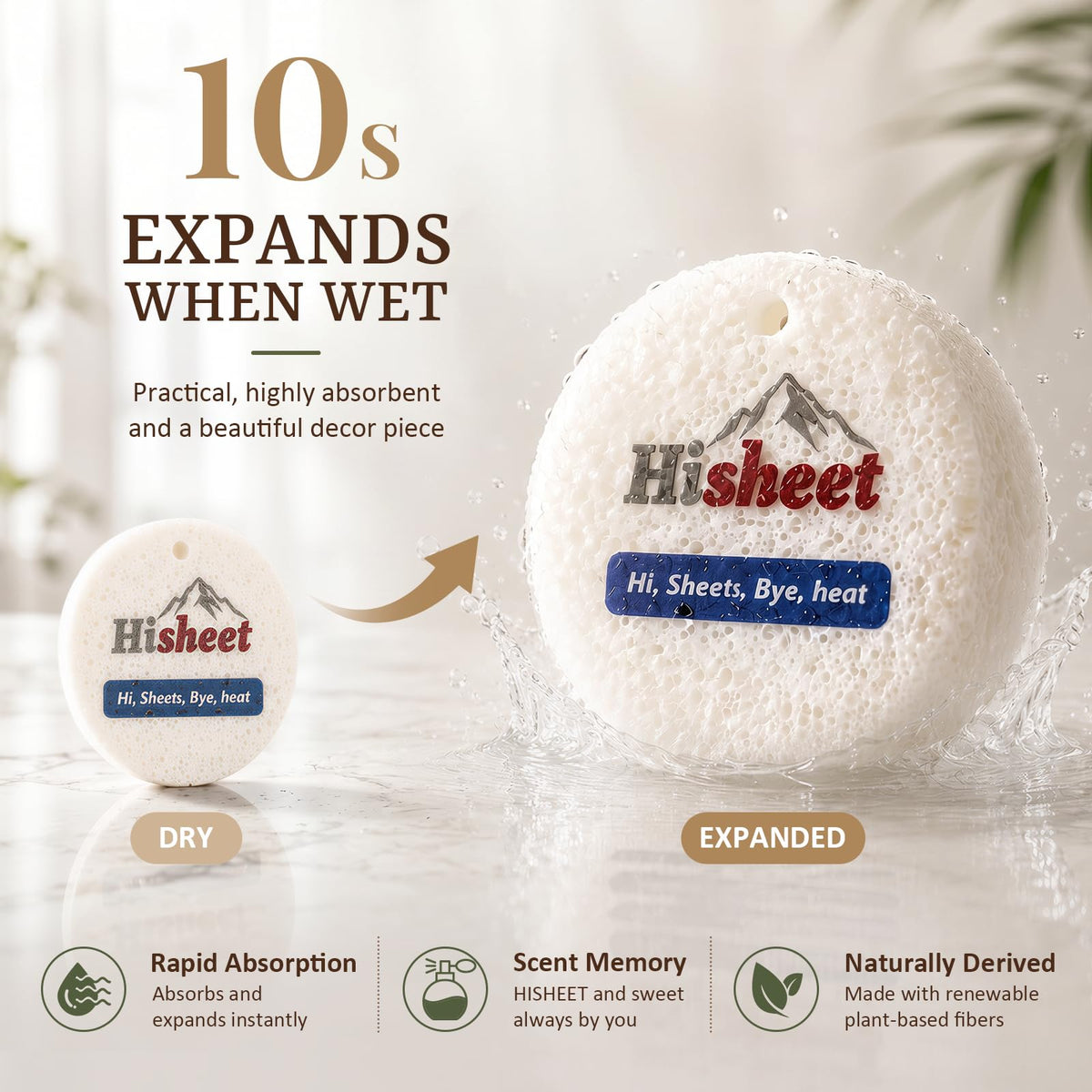 Hisheet Waterproof Bamboo Mattress Protector Queen Size, 320G Ultra-Thick Noiseless Cooling Mattress Cover Fits 6-22" Deep Pocket - ASTM Certified Breathable for Hot Sleepers, Heavy Duty Elastic Skirt