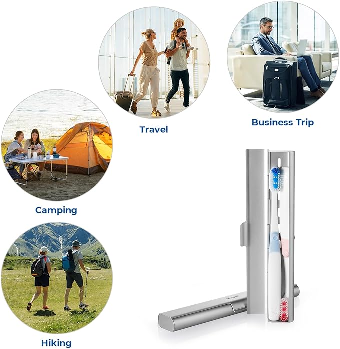 Aluminum Toothbrush Travel Case