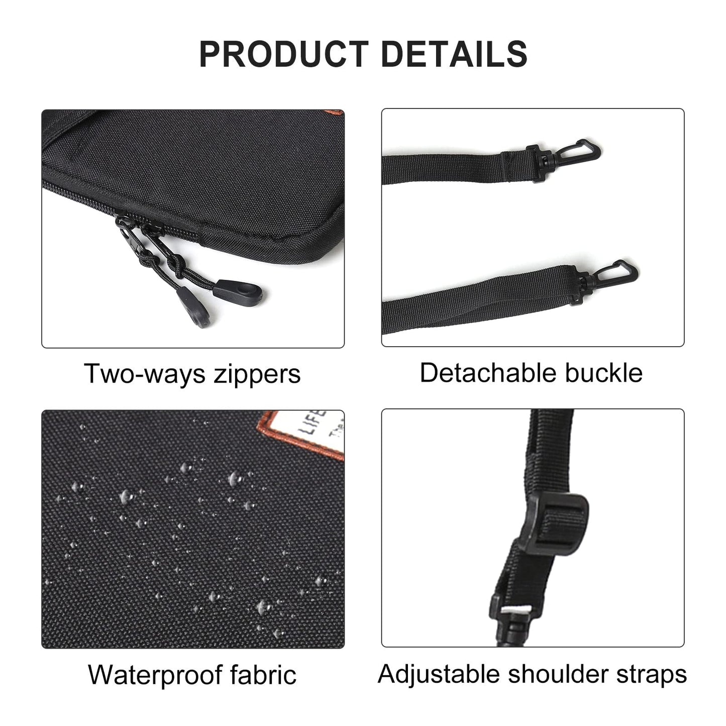 Mini Crossbody Bags Small Shoulder Satchel Bag Neck Pouch Bag for Men and Women