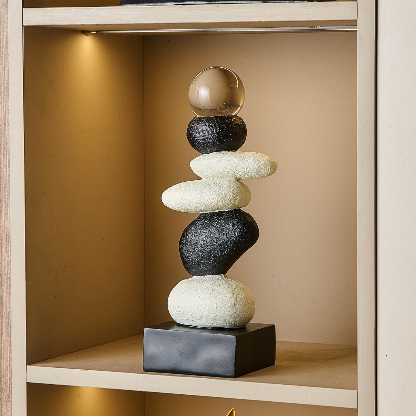 XGZY Art Stone Sculptures Home Decor - Modern Bookshelf & Desk Decor
