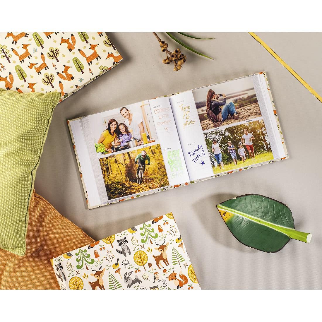 Hama "Forest" Memo Album | For 200 Photos with a size of 10x15 cm | With CD pocket | Forest Pattern