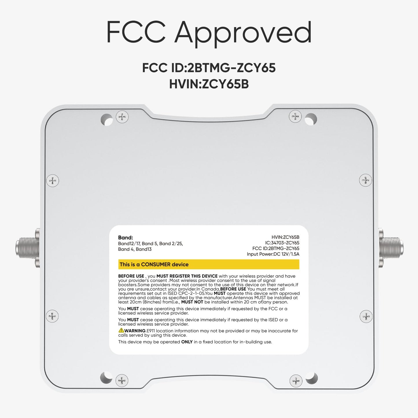 Cell Phone Booster for Home Up to 3,000 sq ft, Cell Booster Data for Band 4/12/17/13/5/25/2, Cell Signal Booster for All U.S. Carriers Verizon, AT&T, T-Mobile-5G 4G LTE 3G FCC Approved