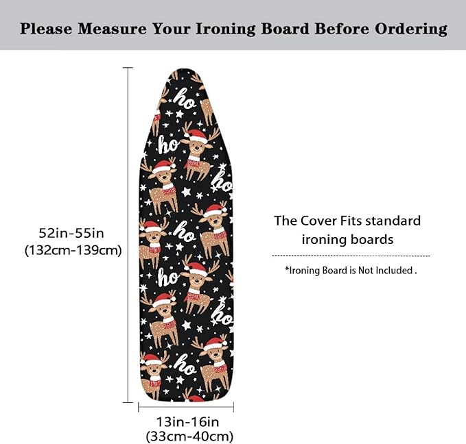 Christmas Deer Extra Thick Ironing Board Covers