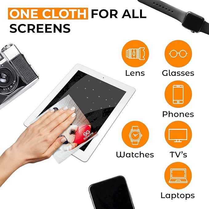 Microfiber Cleaning Cloth for Glasses