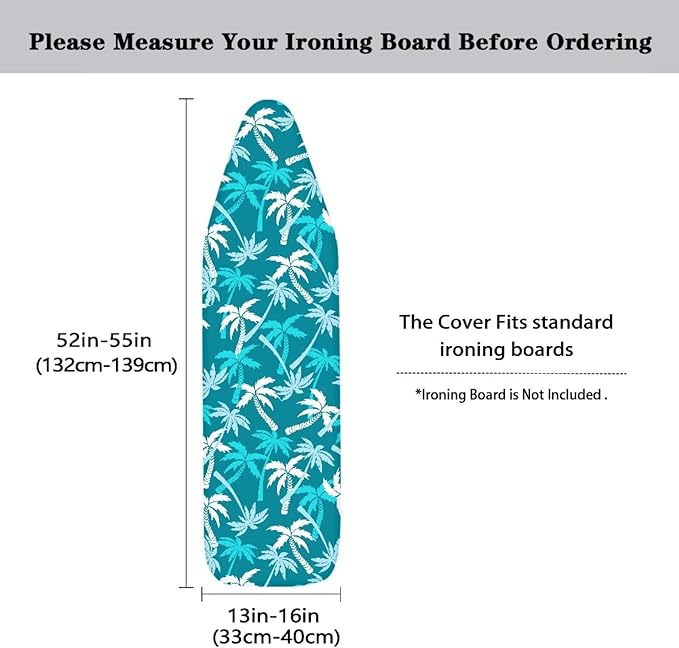 Coconut Tree Palm Tabletop Ironing Board Cover Stylish