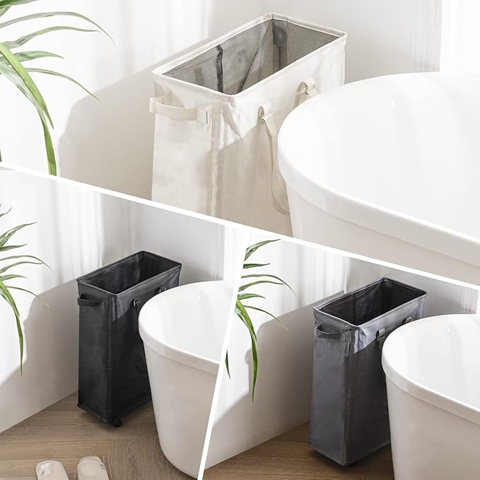 Slim Rolling Laundry Basket, Slim Laundry Hamper