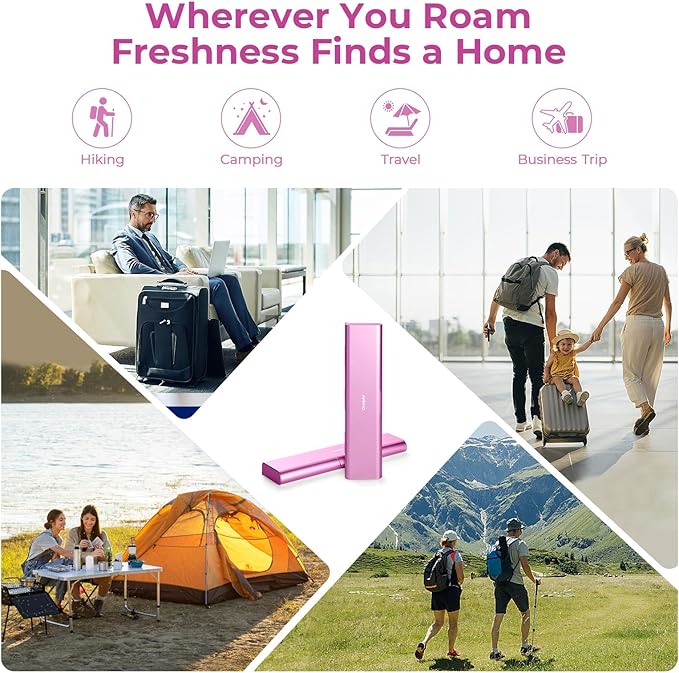 Wider Aluminum Toothbrush Travel Case, Portable Travel Toothbrush Holder