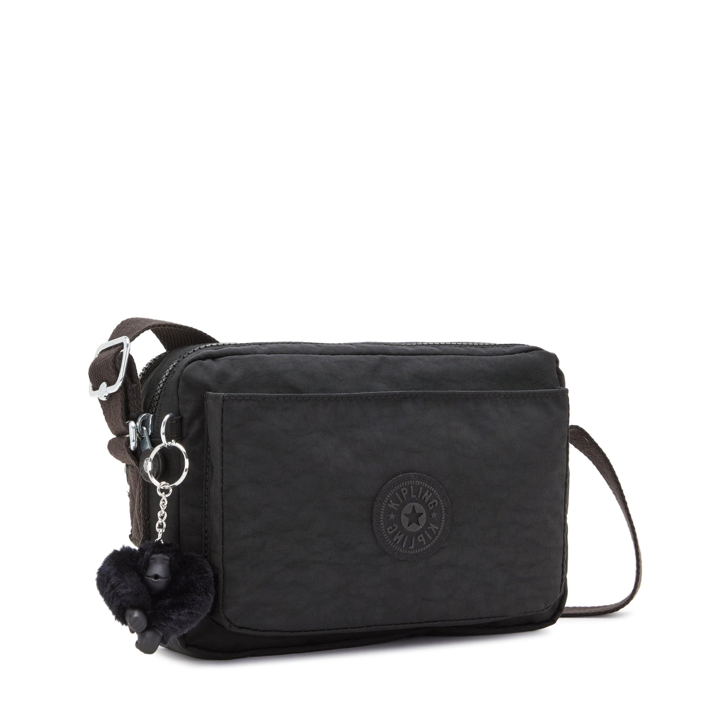 Kipling ABANU M Medium crossbody, Black Noir (Black)