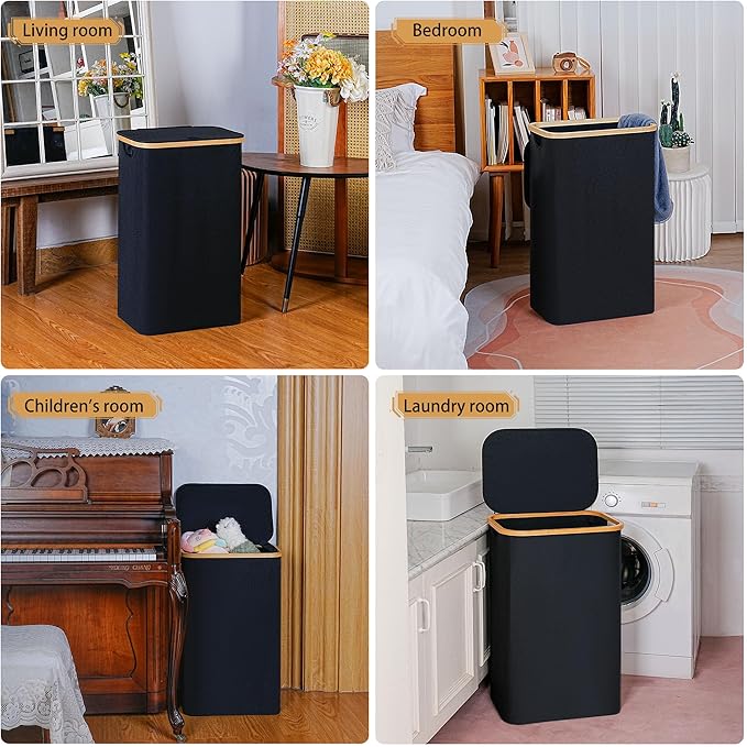 75L Slim Laundry Hamper, Narrow Laundry Basket