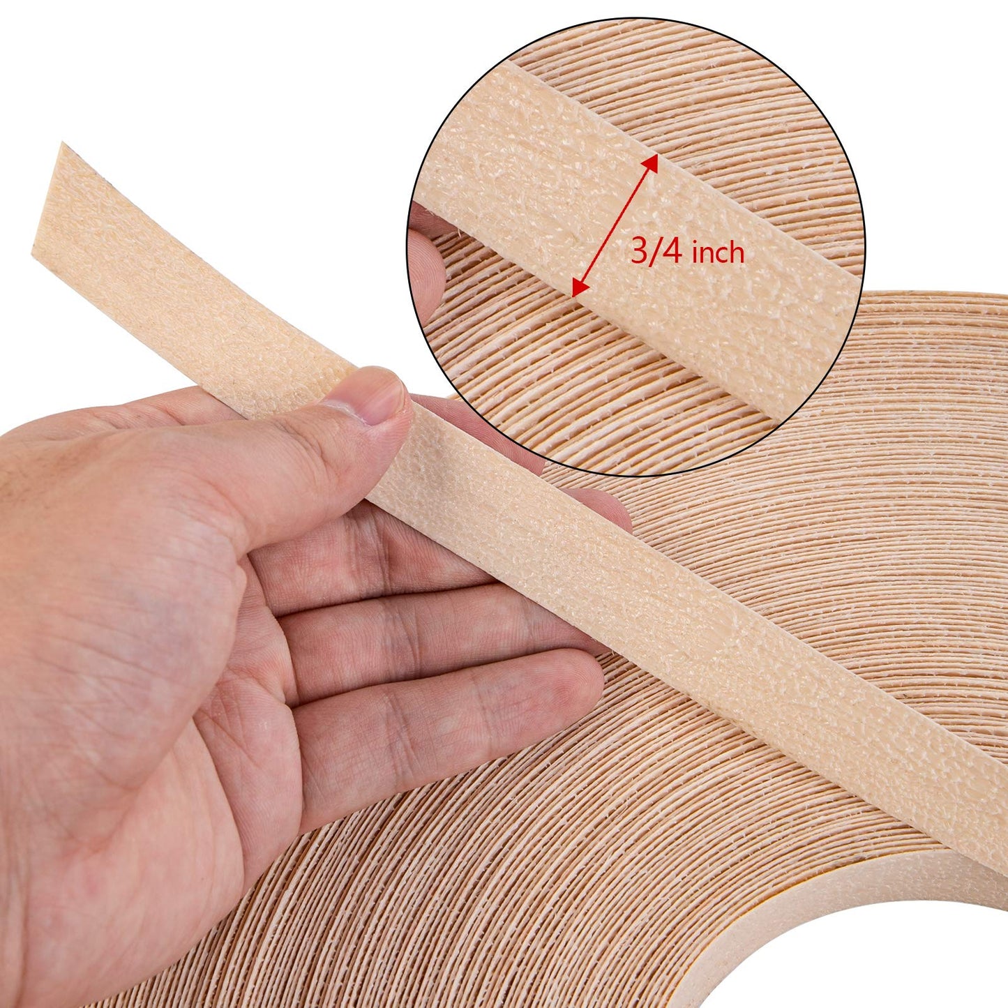 Yarlung 1.9cm x 76.2m Roll Birch Plywood Edge Banding, Preglued Real Wood Veneer Edging, Iron on with Hot Melt Adhesive, Flexible Wood Tape Sanded to Perfection for Furniture Restoration