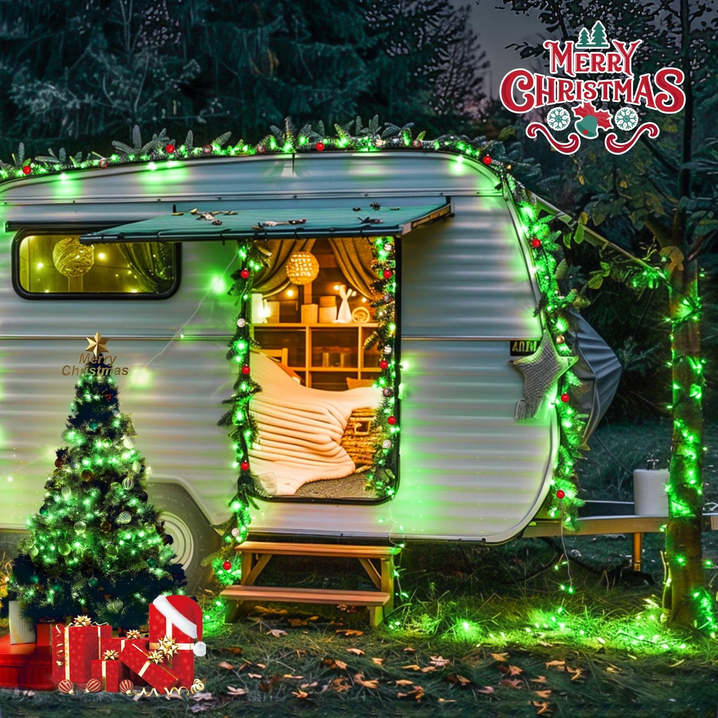 JMEXSUSS Green St Patricks Day Lights Indoor Outdoor Clear Wire, 200 LED Green Christmas String Lights for St Patricks Day Spring Tree Garden Decor, Connectable