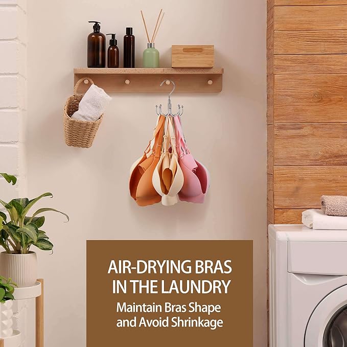 ZEDODIER Tank Top Hanger, 2 Pack Rotatable Bra Organzier