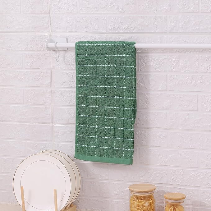Mordimy 100% Cotton Terry Cloth Kitchen Towels, Super Soft and Absorbent Dish