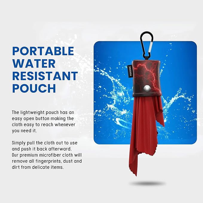 Microfiber Cloth & Glasses Wipes Lens & Glasses Cleaning Cloth