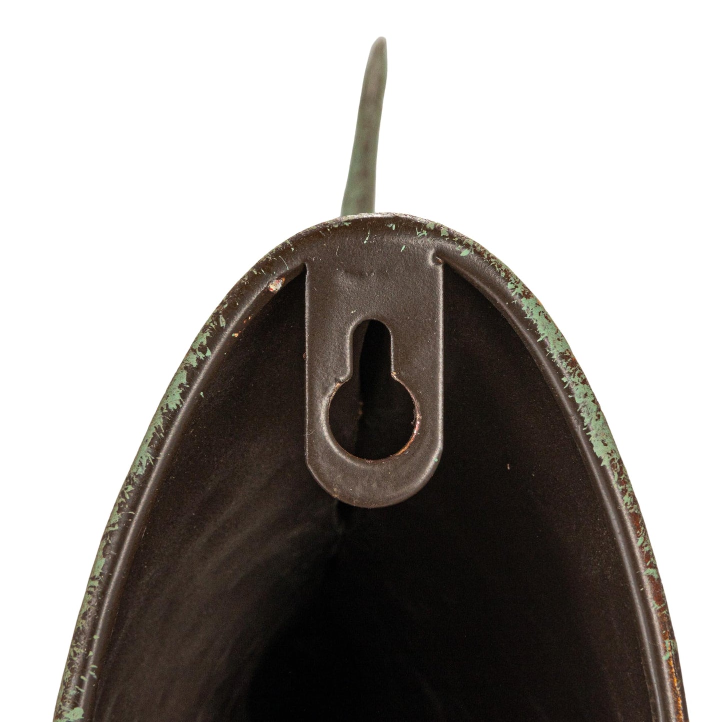 Creative Co-Op Distressed Metal Tuna Tail Accent Decor, Aqua