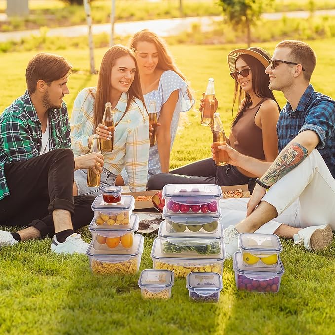 34 PCS Food Storage Containers