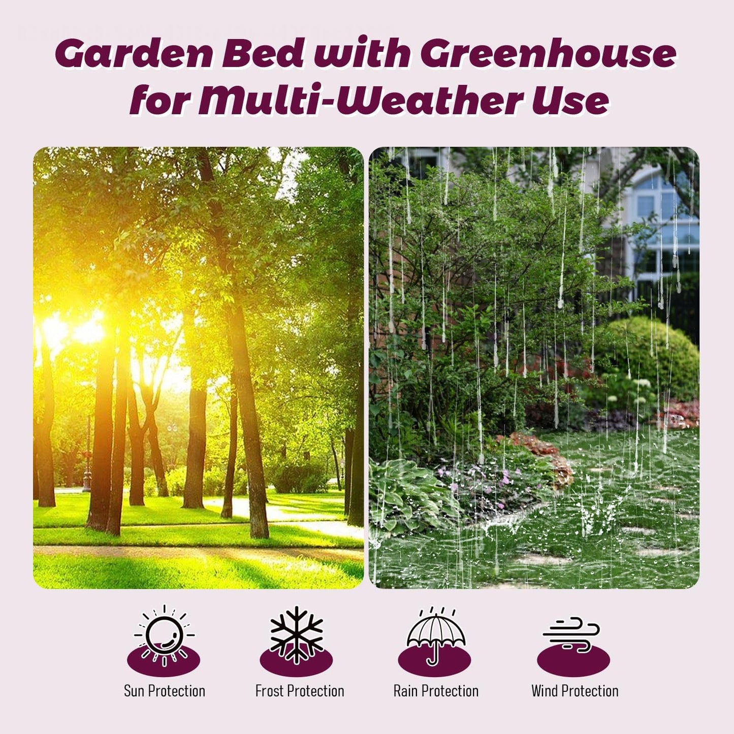 Galvanized Raised Garden Bed with Cover, 6x3x1ft Bottomless Box Metal Planter with Dual 2-Tier Roll-Up Windows, Mini Greenhouse for Patio Garden Outdoor Growing Vegetables (Green)