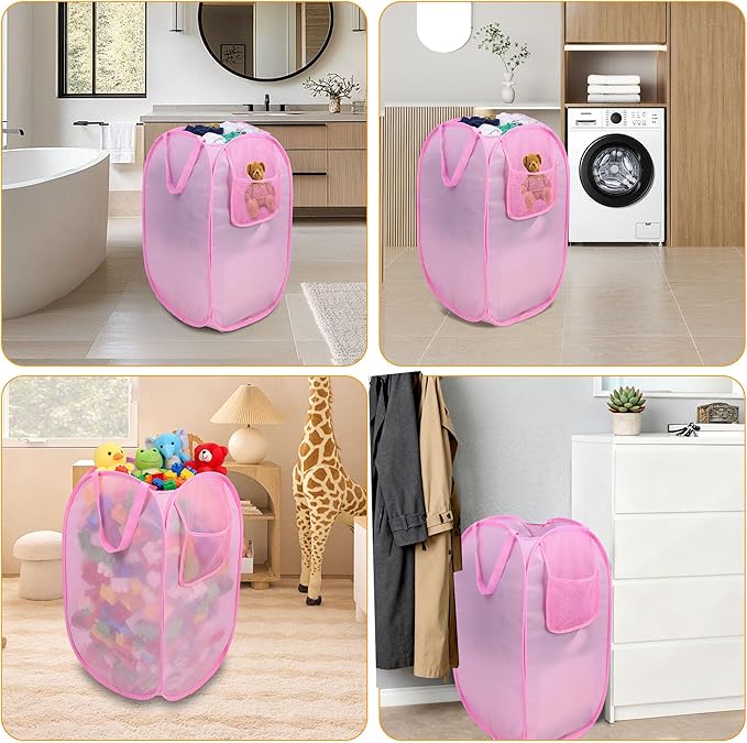 Foldable Laundry Basket, Pop Up Laundry Hamper