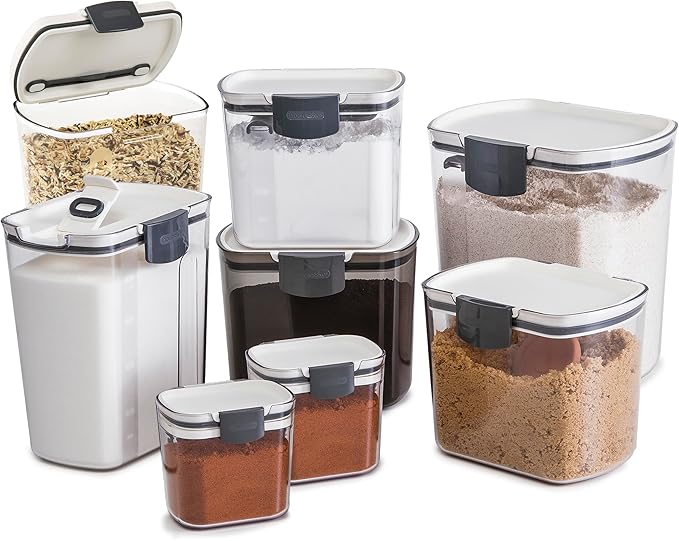 Progressive ProKeeper Baker's Airtight Kitchen Storage Canister Container Set