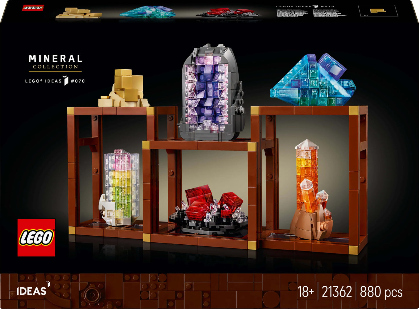 Lego 21362 Ideas Mineral Collection Toy Birthday Present Blocks Men Women Figurine Goods Interior Stylish