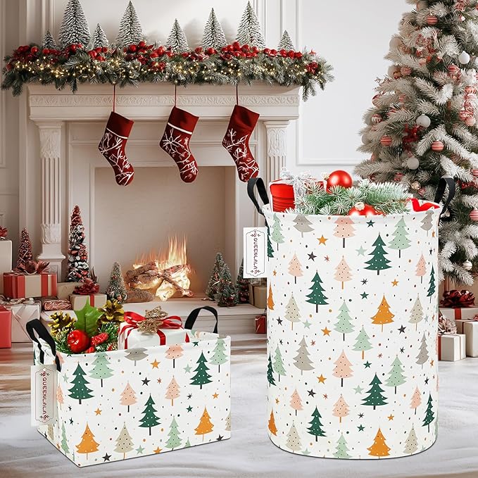 QUEENLALA Large Storage Basket, Laundry Hamper/Bathroom/Home Decor/Collapsible