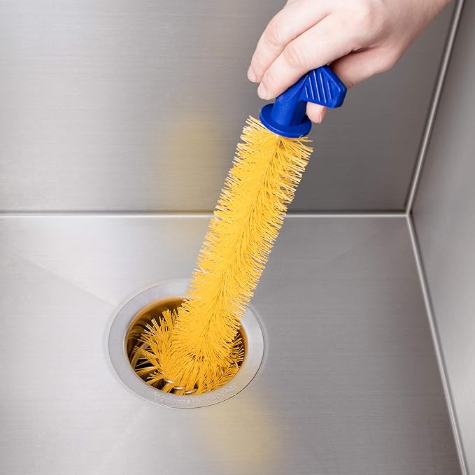 Mr. Scrappy Universal Garbage Disposal Brush, Sturdy Grip Handle