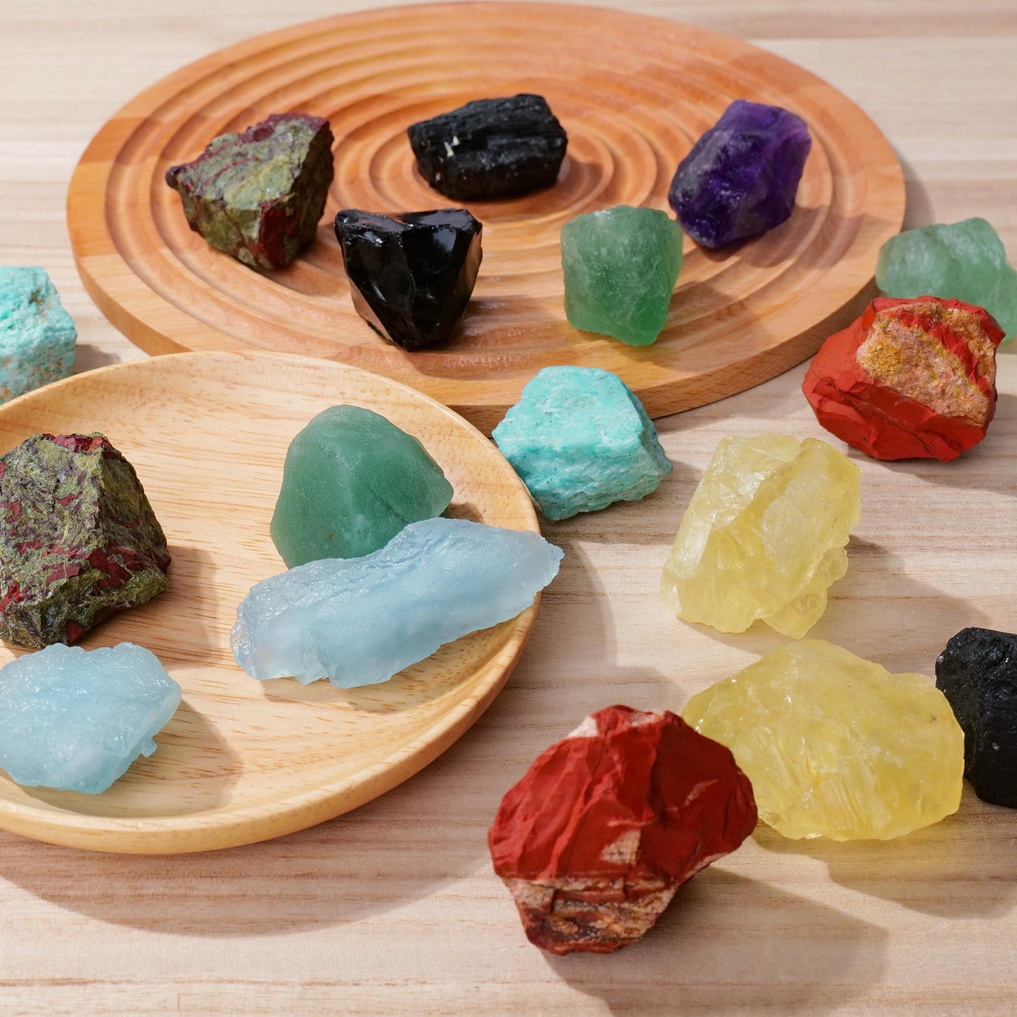 Apengshi 1.2-2'' Malachite Raw Stone Natural Crystal Healing Crystal and Stone Rough Rocks for Fountain Home Garden Decor Meditation
