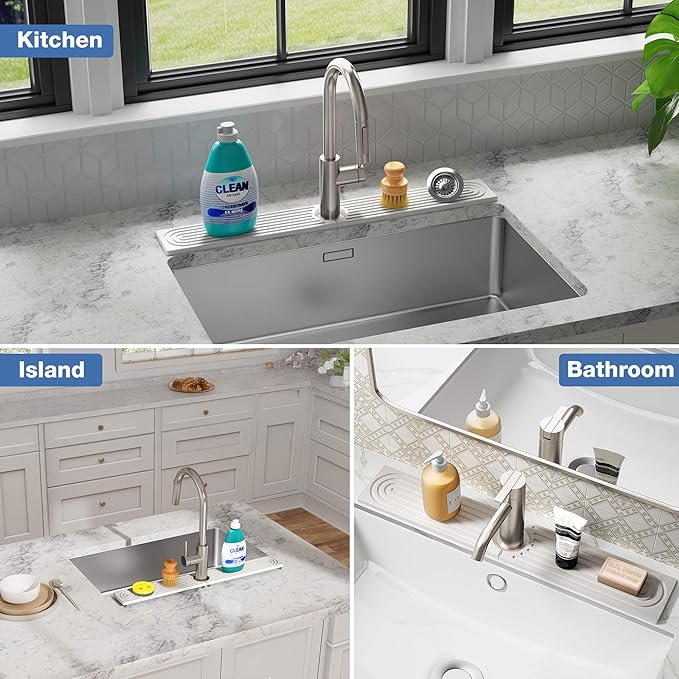 DK177 Diatomite Fast Drying Faucet Mat