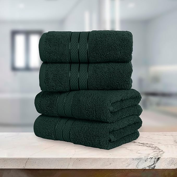 Elegant Comfort Three Line Popcorn Towel Set