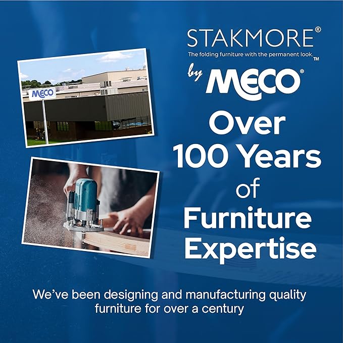 MECO Stakmore True Mission Wooden Folding Chairs
