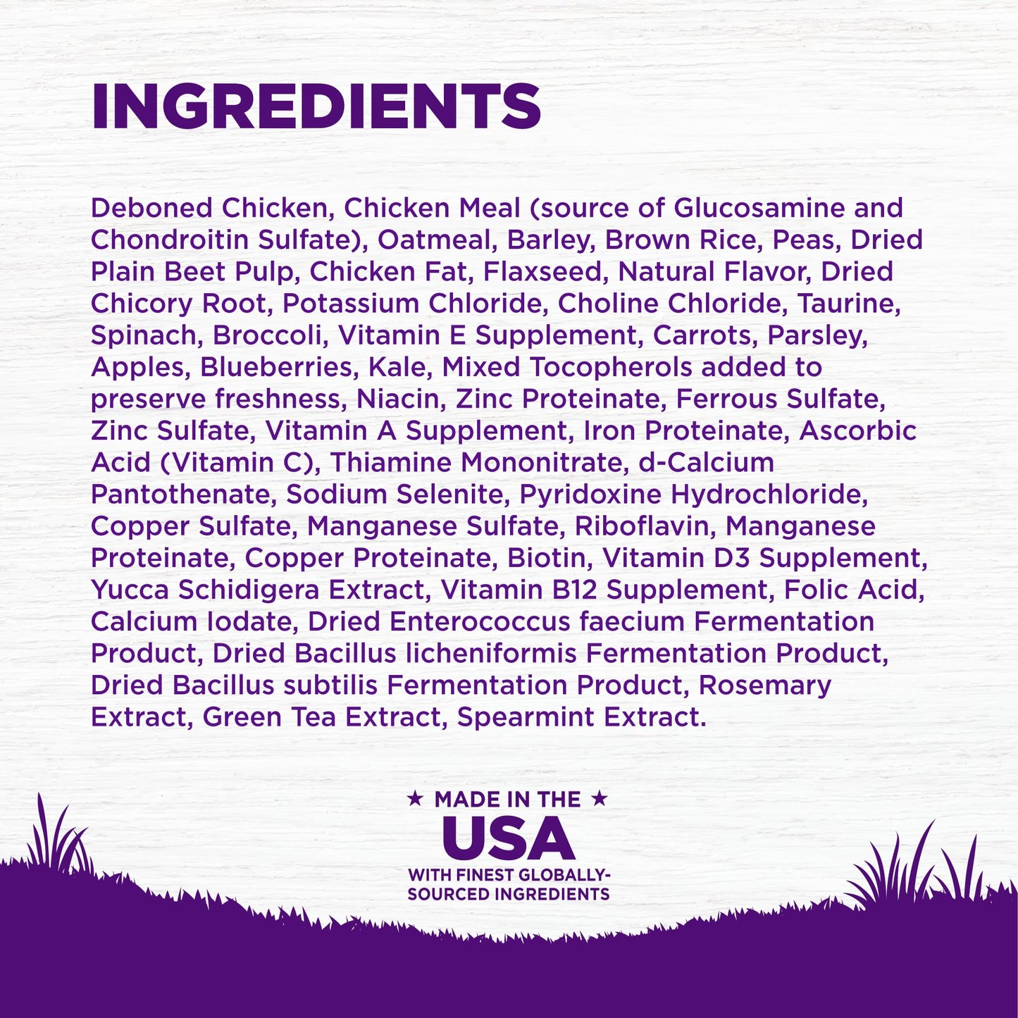 Wellness Complete Health Dry Dog Food with Grains, Made in USA with Real Meat & Natural Ingredients, All Breeds, Adult Dogs (Chicken & Oatmeal, 30-lb) – With Nutrients for Immune, Skin, & Coat Support
