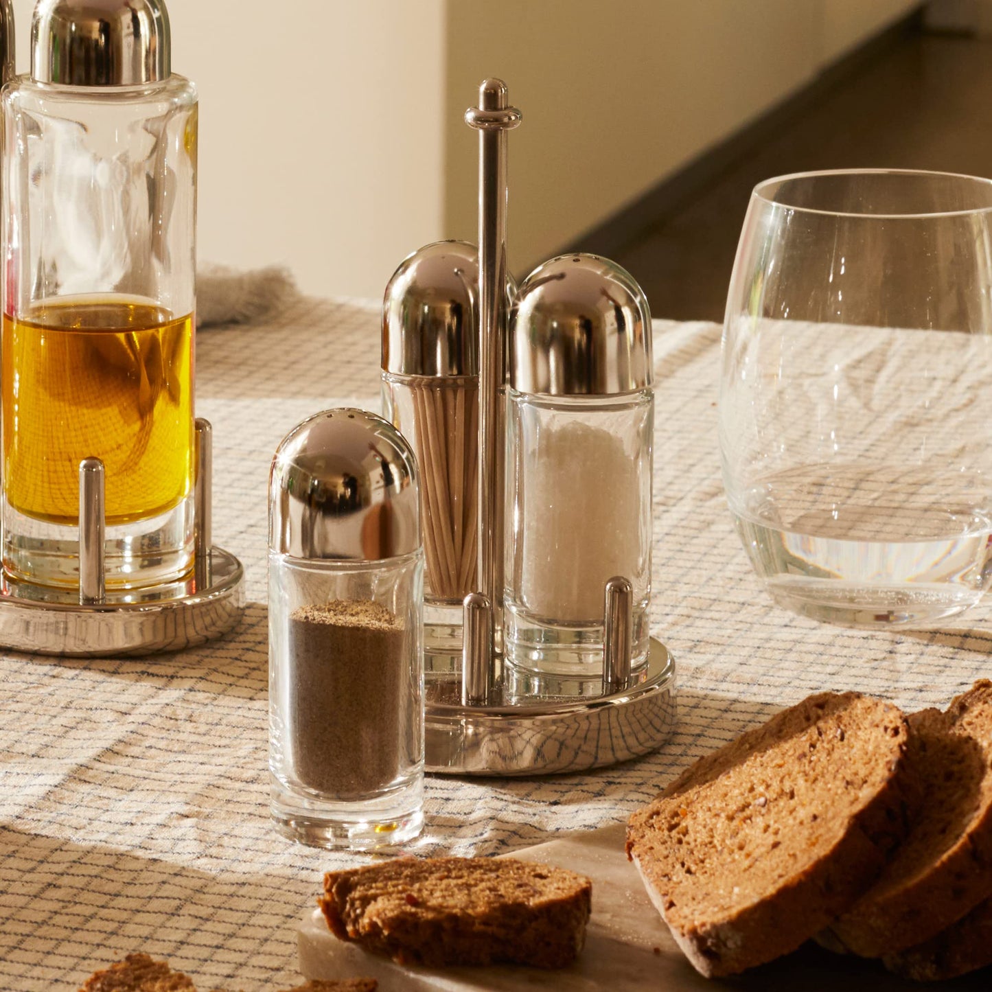 Alessi 5075 Salt Castor, Silver