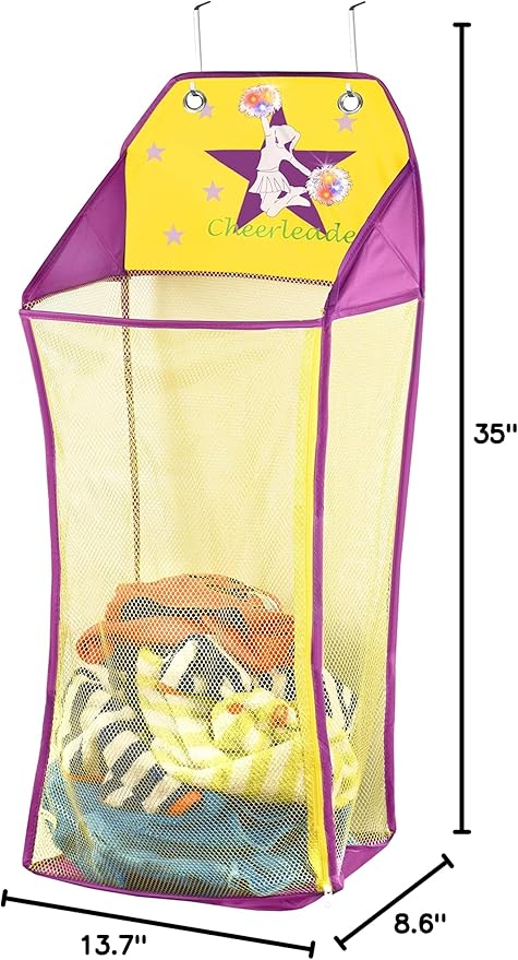Store & Score Over The Door Hanging Kids Fun LED Cheerleader Light-Up