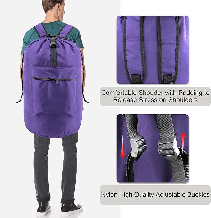 BeeGreen Laundry-Bag-Backpack-Heavy-Duty
