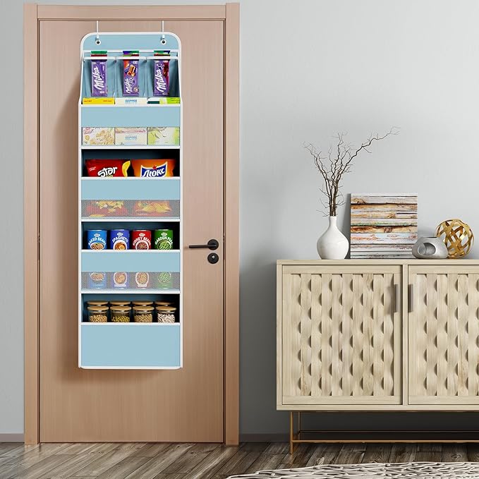 Univivi 5-Shelf Fabric Door Storage Over Door Hanging Organizer