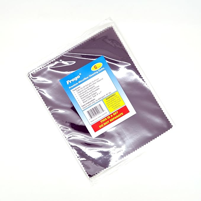6 Pack Progo Microfiber Cleaning Cloth