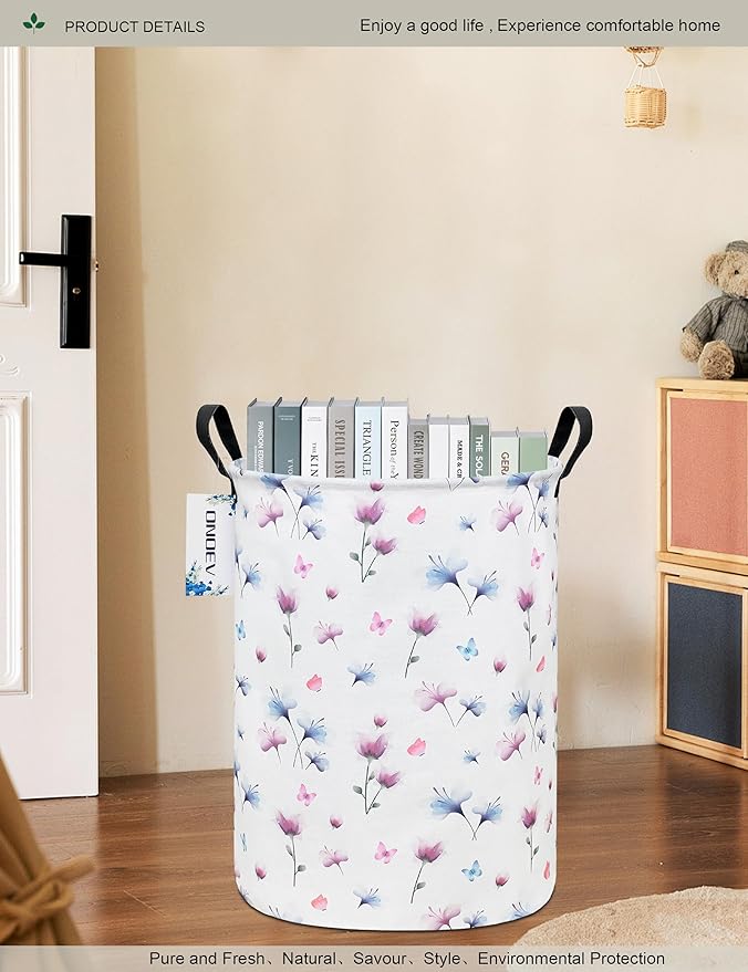 Round waterproof laundry basket, laundry Hampers