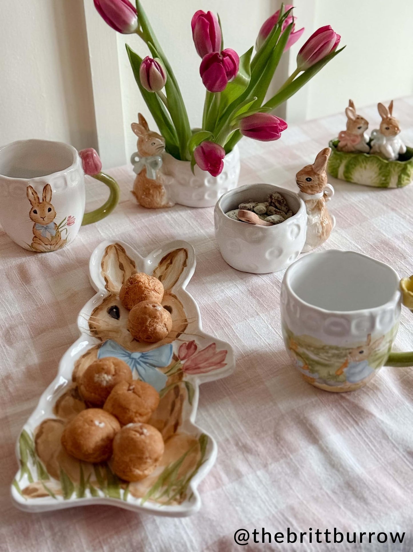 Mud Pie Easter Bunny Salt And Pepper Set