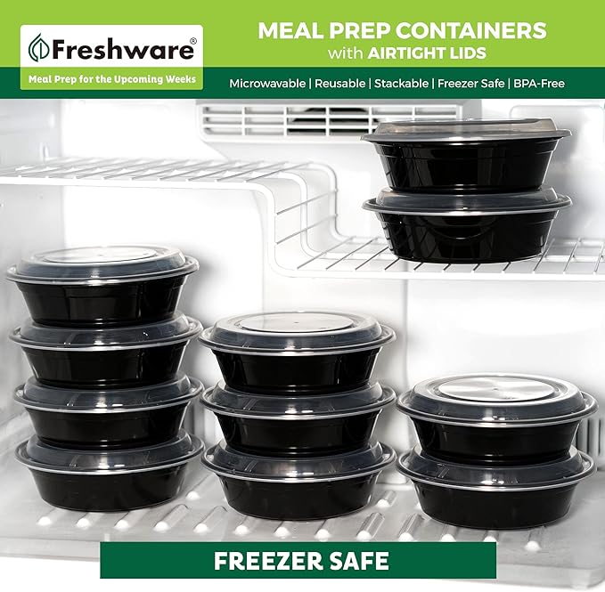 Freshware Meal Prep Containers